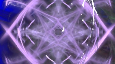 Fantezi kaotik renkli fraktal desen. Soyut Fraktal şekiller. 3D render resimde arka plan veya duvar kağıdı