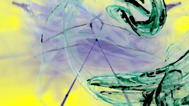 Fantezi kaotik renkli fraktal desen. Soyut Fraktal şekiller. 3D render resimde arka plan veya duvar kağıdı.