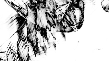 Fantezi kaotik renkli fraktal desen. Soyut Fraktal şekiller. 3D render resimde arka plan veya duvar kağıdı