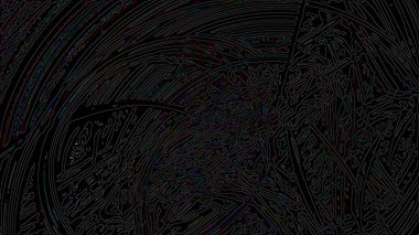 Fantezi kaotik renkli fraktal desen. Soyut Fraktal şekiller. 3D render resimde arka plan veya duvar kağıdı