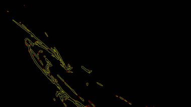 Fantezi kaotik renkli fraktal desen. Soyut Fraktal şekiller. 3D render resimde arka plan veya duvar kağıdı