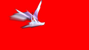 Fantezi kaotik renkli fraktal desen. Soyut Fraktal şekiller. 3D render resimde arka plan veya duvar kağıdı