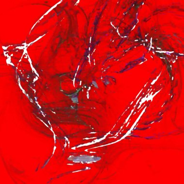 Fantezi kaotik renkli fraktal desen. Soyut Fraktal şekiller. 3D render resimde arka plan veya duvar kağıdı