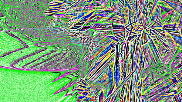 Fantasie chaotische kleurrijke fractale patroon. Abstracte fractale vormen. 3D rendering afbeelding achtergrond of behang — Stockfoto