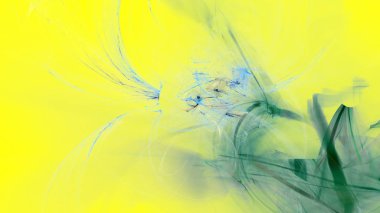 Fantezi kaotik renkli fraktal desen. Soyut Fraktal şekiller. 3D render resimde arka plan veya duvar kağıdı