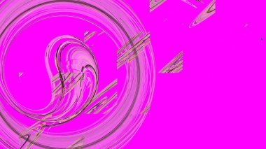 Fantezi kaotik renkli fraktal desen. Soyut Fraktal şekiller. 3D render resimde arka plan veya duvar kağıdı