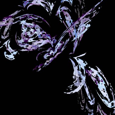 Fantezi kaotik renkli fraktal desen. Soyut Fraktal şekiller. 3D render resimde arka plan veya duvar kağıdı