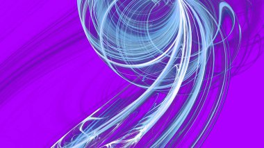 Fantezi kaotik renkli fraktal desen. Soyut Fraktal şekiller. 3D render resimde arka plan veya duvar kağıdı