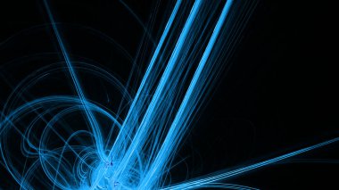 Fantezi kaotik renkli fraktal desen. Soyut Fraktal şekiller. 3D render resimde arka plan veya duvar kağıdı