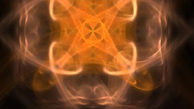 Fantezi kaotik renkli fraktal desen. Soyut Fraktal şekiller. 3D render resimde arka plan veya duvar kağıdı