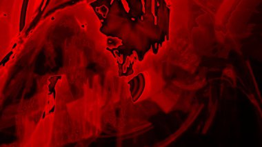 Fantezi kaotik renkli fraktal desen. Soyut Fraktal şekiller. 3D render resimde arka plan veya duvar kağıdı