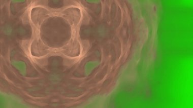 Fantezi kaotik renkli fraktal desen. Soyut Fraktal şekiller. 3D render resimde arka plan veya duvar kağıdı