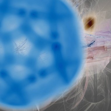 Fantezi kaotik renkli fraktal desen. Soyut Fraktal şekiller. 3D render resimde arka plan veya duvar kağıdı