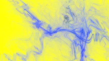 Fantezi kaotik renkli fraktal desen. Soyut Fraktal şekiller. 3D render resimde arka plan veya duvar kağıdı