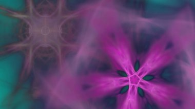 Fantezi kaotik renkli fraktal desen. Soyut Fraktal şekiller. 3D render resimde arka plan veya duvar kağıdı