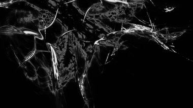 Fantezi kaotik renkli fraktal desen. Soyut Fraktal şekiller. 3D render resimde arka plan veya duvar kağıdı