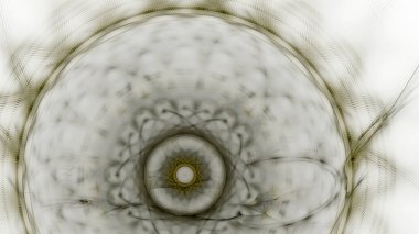 Fantezi kaotik renkli fraktal desen. Soyut Fraktal şekiller. 3D render resimde arka plan veya duvar kağıdı