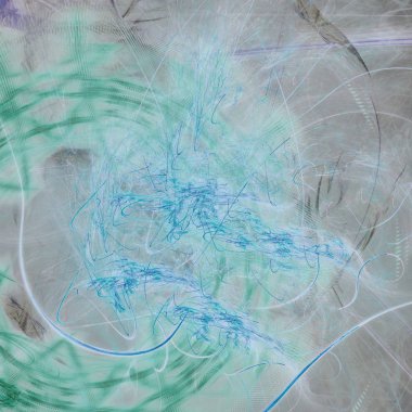 Fantezi kaotik renkli fraktal desen. Soyut Fraktal şekiller. 3D render resimde arka plan veya duvar kağıdı