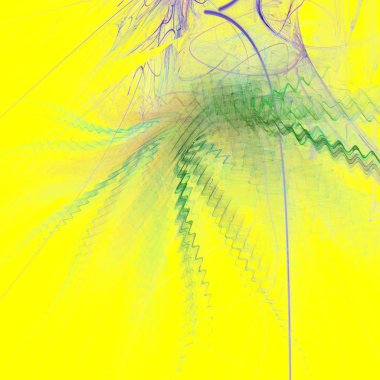 Fantezi kaotik renkli fraktal desen. Soyut Fraktal şekiller. 3D render resimde arka plan veya duvar kağıdı