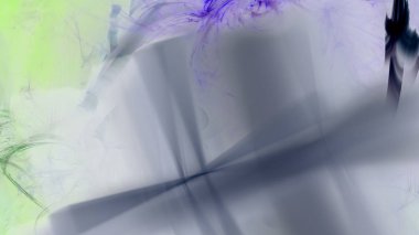 Fantezi kaotik renkli fraktal desen. Soyut Fraktal şekiller. 3D render resimde arka plan veya duvar kağıdı