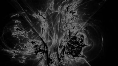 Fantezi kaotik renkli fraktal desen. Soyut Fraktal şekiller. 3D render resimde arka plan veya duvar kağıdı