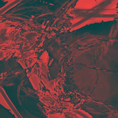 Fantezi kaotik renkli fraktal desen. Soyut Fraktal şekiller. 3D render resimde arka plan veya duvar kağıdı