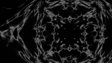 Fantezi kaotik renkli fraktal desen. Soyut Fraktal şekiller. 3D render resimde arka plan veya duvar kağıdı