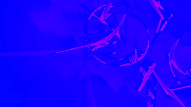 Fantezi kaotik renkli fraktal desen. Soyut Fraktal şekiller. 3D render resimde arka plan veya duvar kağıdı