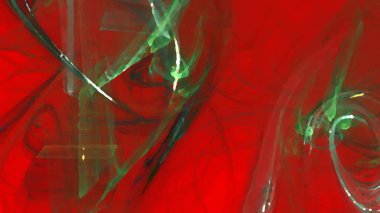 Fantezi kaotik renkli fraktal desen. Soyut Fraktal şekiller. 3D render resimde arka plan veya duvar kağıdı