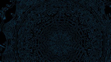 Fantezi kaotik renkli fraktal desen. Soyut Fraktal şekiller. 3D render resimde arka plan veya duvar kağıdı