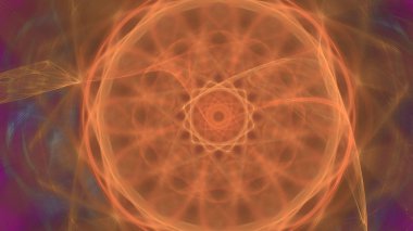 Fantezi kaotik renkli fraktal desen. Soyut Fraktal şekiller. 3D render resimde arka plan veya duvar kağıdı