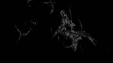 Fantezi kaotik renkli fraktal desen. Soyut Fraktal şekiller. 3D render resimde arka plan veya duvar kağıdı