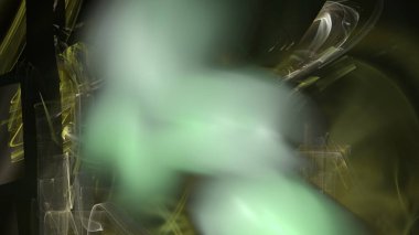 Fantezi kaotik renkli fraktal desen. Soyut Fraktal şekiller. 3D render resimde arka plan veya duvar kağıdı