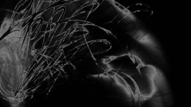 Fantezi kaotik renkli fraktal desen. Soyut Fraktal şekiller. 3D render resimde arka plan veya duvar kağıdı