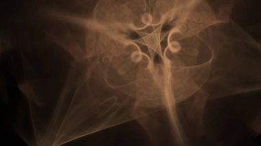 Fantezi kaotik renkli fraktal desen. Soyut Fraktal şekiller. 3D render resimde arka plan veya duvar kağıdı