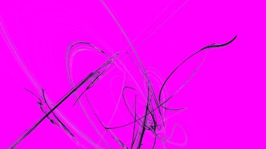 Fantezi kaotik renkli fraktal desen. Soyut Fraktal şekiller. 3D render resimde arka plan veya duvar kağıdı