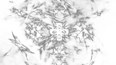 Fantezi kaotik renkli fraktal desen. Soyut Fraktal şekiller. 3D render resimde arka plan veya duvar kağıdı