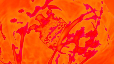 Fantezi kaotik renkli fraktal desen. Soyut Fraktal şekiller. 3D render resimde arka plan veya duvar kağıdı