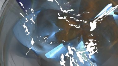 Fantezi kaotik renkli fraktal desen. Soyut Fraktal şekiller. 3D render resimde arka plan veya duvar kağıdı