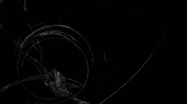 Fantezi kaotik renkli fraktal desen. Soyut Fraktal şekiller. 3D render resimde arka plan veya duvar kağıdı