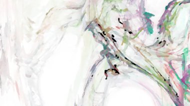 Fantezi kaotik renkli fraktal desen. Soyut Fraktal şekiller. 3D render resimde arka plan veya duvar kağıdı