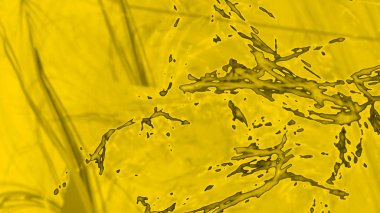 Fantezi kaotik renkli fraktal desen. Soyut Fraktal şekiller. 3D render resimde arka plan veya duvar kağıdı