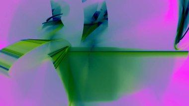 Fantezi kaotik renkli fraktal desen. Soyut Fraktal şekiller. 3D render resimde arka plan veya duvar kağıdı