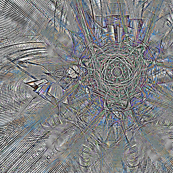 Fantasie chaotische kleurrijke fractale patroon. Abstracte fractale vormen. 3D rendering afbeelding achtergrond of behang — Stockfoto