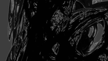 Fantezi kaotik renkli fraktal desen. Soyut Fraktal şekiller. 3D render resimde arka plan veya duvar kağıdı