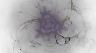 Fantezi kaotik renkli fraktal desen. Soyut Fraktal şekiller. 3D render resimde arka plan veya duvar kağıdı