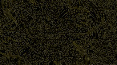 Fantezi kaotik renkli fraktal desen. Soyut Fraktal şekiller. 3D render resimde arka plan veya duvar kağıdı