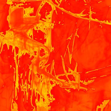 Fantezi kaotik renkli fraktal desen. Soyut Fraktal şekiller. 3D render resimde arka plan veya duvar kağıdı