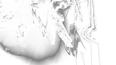 Fantezi kaotik renkli fraktal desen. Soyut Fraktal şekiller. 3D render resimde arka plan veya duvar kağıdı