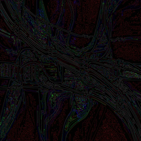 Fantasy kaotikus színes fraktál minta. Absztrakt fraktál alakzatok. 3D rendering illusztráció háttér vagy háttérkép — Stock Fotó